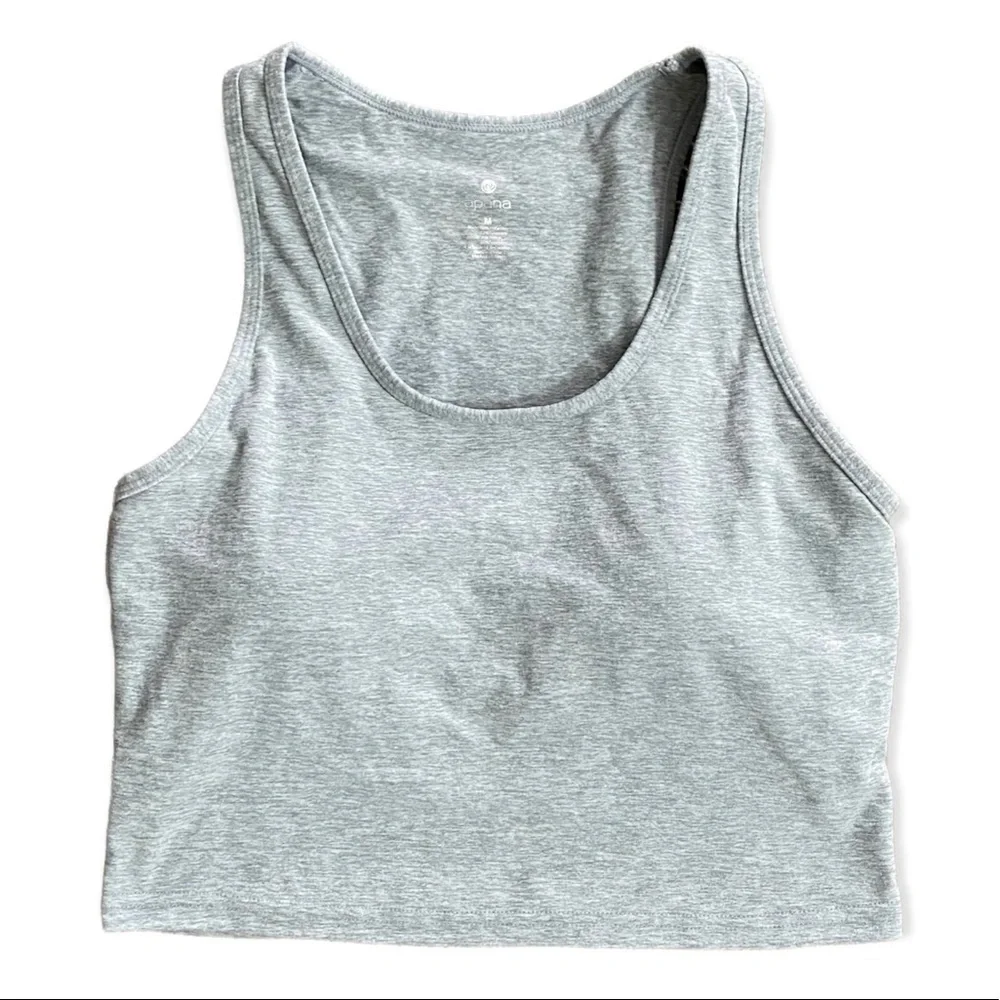 Gray Racerback Active Sports Bra M - Picture 2 of 4